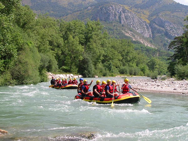 Rafting dans le Verdon