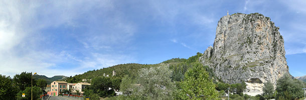 vue panoramique de castellane